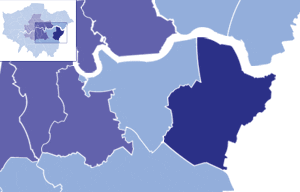 Borough Map London Borough of Bexley