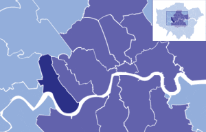 Borough Map London Borough of Hammersmith and Fulham