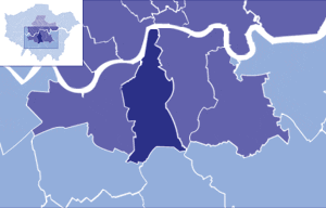 Borough Map London Borough of Lambeth