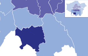 Borough Map London Borough of Sutton